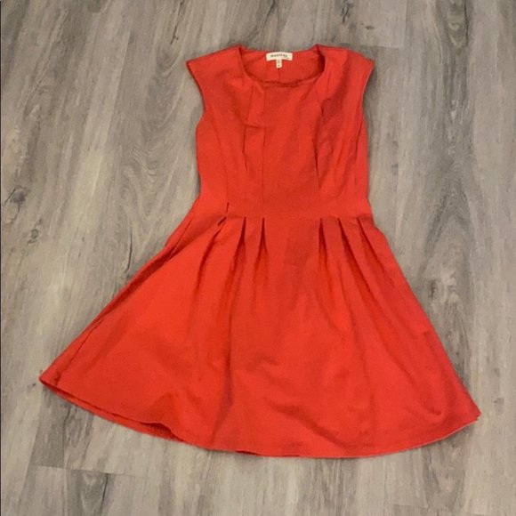 Monteau orange dress size small - Picture 1 of 10